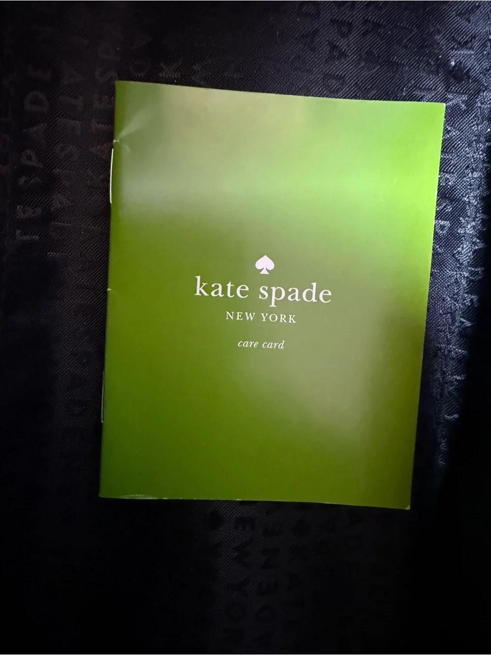 kate spade Black Leather Tote with Shoulder Strap